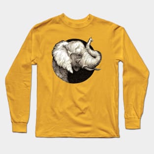 Elephant - Trunk Up, Good Luck! Long Sleeve T-Shirt